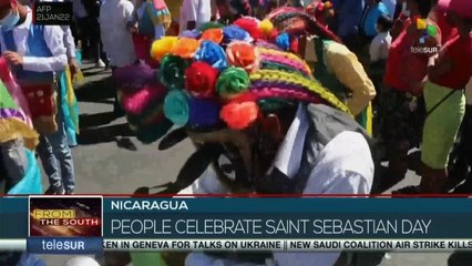 Nicaraguans celebrate Saint Sebastian Day