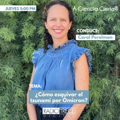 A Ciencia Cierta: ¿Cómo esquivar el tsunami por Ómicron?