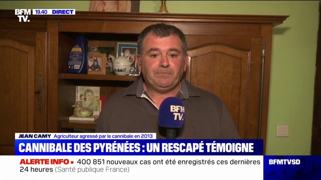 J'ai échappé à la mort : agressé par le cannibale des Pyrénées en 2013, Jean Camy témoigne sur BFMTV