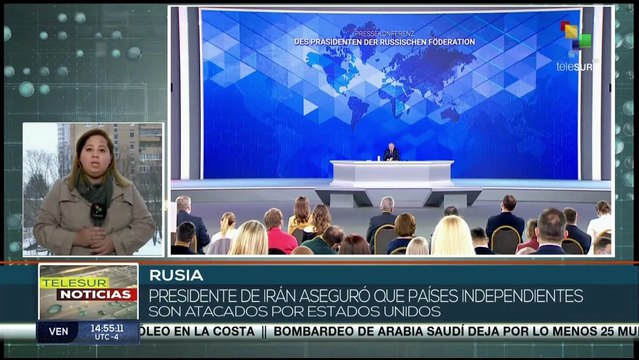 Presidente iraní destaca los acuerdos alcanzados en su visita a Rusia