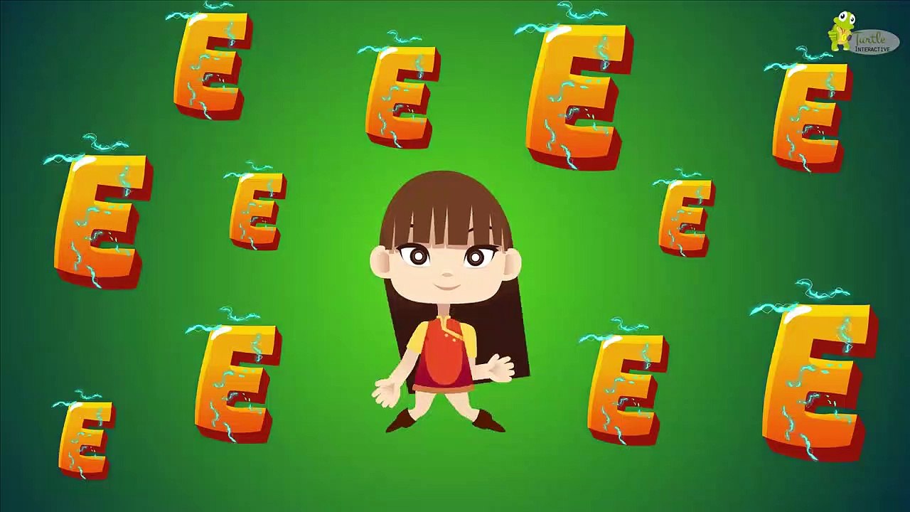 Letter E Song for Kids | Kindergarten Songs and Rhymes for Children