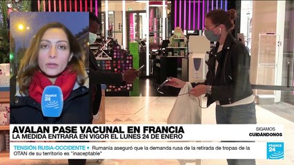 Informe desde París: avalan pase vacunal en Francia que entra en vigor el 24 de enero