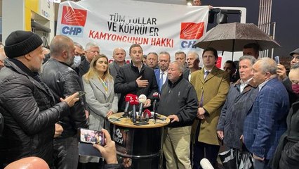 CHP'li Akın, akaryakıt fiyatlarına tepki için İstanbul-İzmir arasında tır yolcuğu yaptı