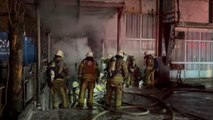 Son dakika haberi... Bayrampaşa'da tekstil deposunda çıkan yangın söndürüldü