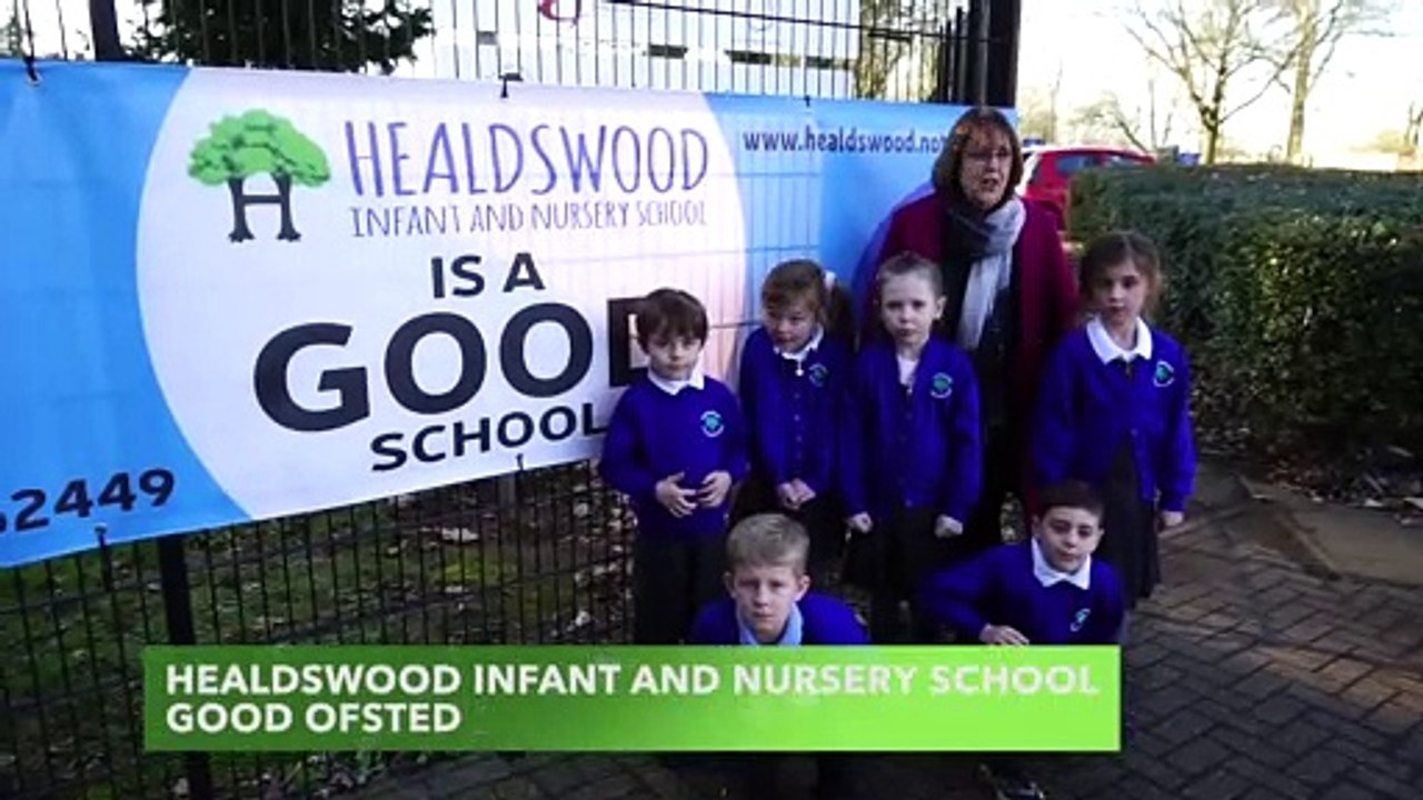 Healdswood Infant and Nursery School celebrates its good Ofsted report