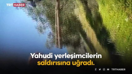 Sivil Yahudi işgalciler Filistinlilere destek olan İsraillilere saldırdı