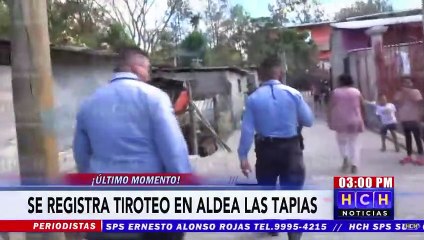 ¡Autoridades atienden denuncia de balacera cerca de aldea Las Tapias!