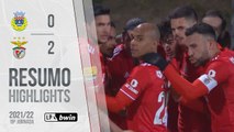 Highlights: FC Arouca 0-2 Benfica (Liga 21/22 #19)