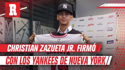 Christian Zazueta Jr. firmó con los Yankees de Nueva York