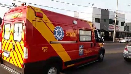 Homem de 44 tem ferimento em face após queda em Cascavel