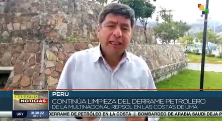 Perú: Gobierno gestiona ayuda para la limpieza del derrame de Petróleo