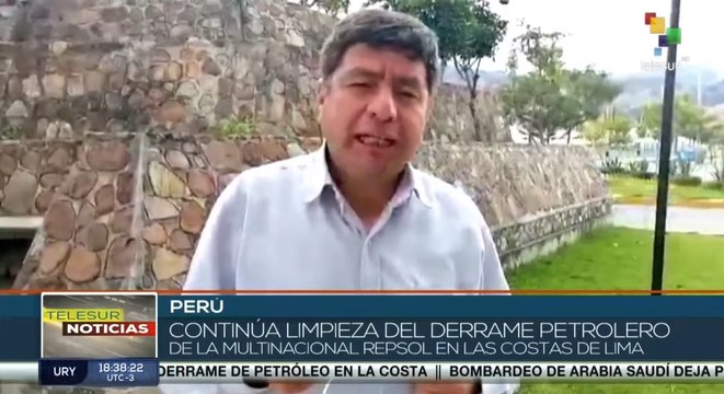 Perú: Gobierno gestiona ayuda para la limpieza del derrame de Petróleo