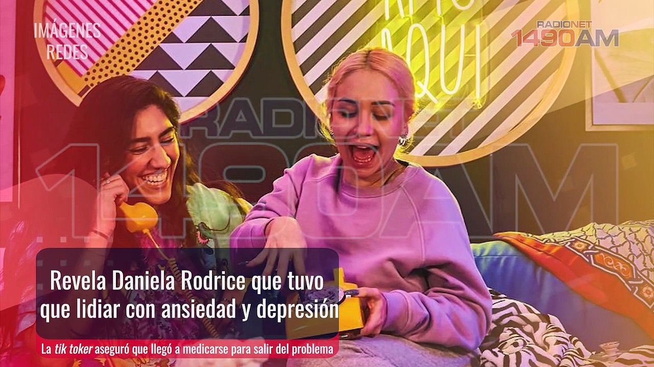 Daniela Rodrice revela ataques de ansiedad y depresión