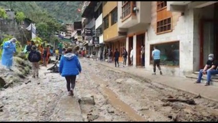 Lluvias causan inundaciones en pueblo de Machu Picchu