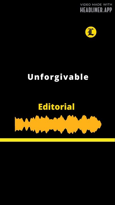 EDITORIAL EN INGLES l Unforgivable