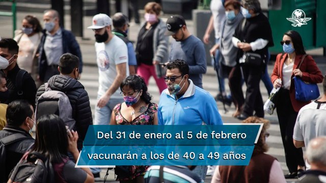 Sedes y fechas del refuerzo para personas de 40 a 49 años en todas las alcaldías de CDMX