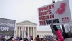 Marcha antiabortista celebra probable fin del derecho a abortar en medio EEUU