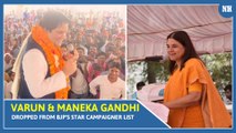 Varun and Maneka Gandhi dropped from BJP's star campaigner list for UP Polls 2022