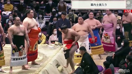 Hatsu 2022, Makuuchi - Day 12 (Part 01)