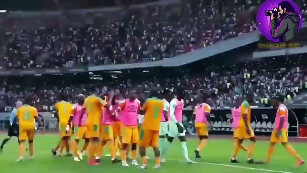 ملخص منتخب الجزائر وكوت ديفوار اليوم 3 _1 خروج الجزائر من البطولة
