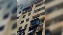 Mumbai: Major fire erupts in residential building, several injured | Watch