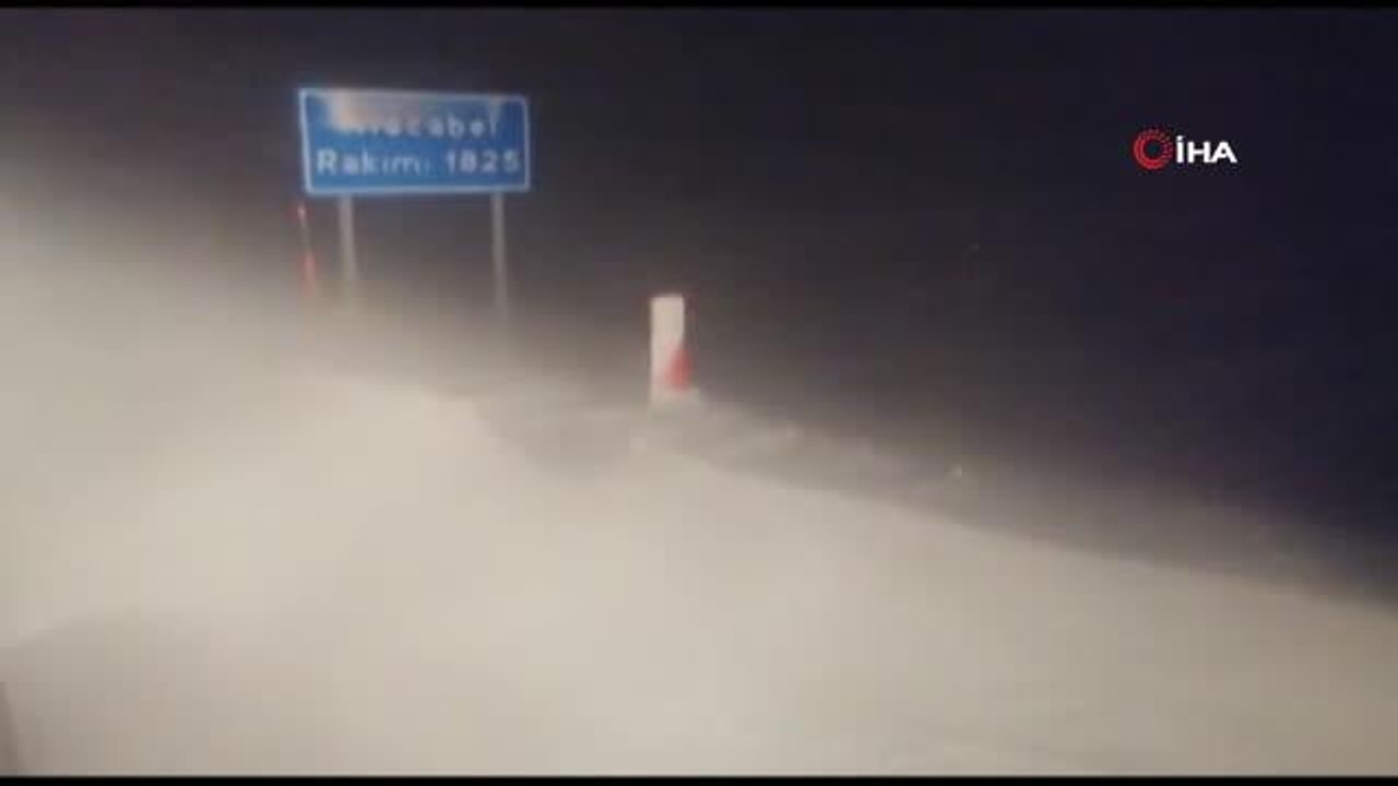 Tipinin etkili olduğu Antalya-Konya karayolunda uzun araçların geçişine izin verilmiyor