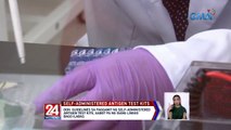 DOH: Guidelines sa paggamit ng self-administered antigen test kits, aabot pa ng isang linggo bago ilabas | 24 Oras