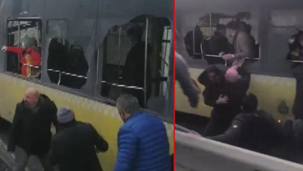 İstanbul'da İETT otobüsü yoldan çıktı: Yolcuları camları kırarak kurtardılar, 6 yaralı var