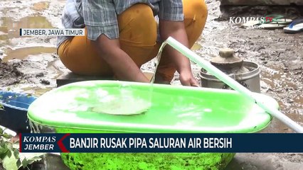Banjir Panti Rusak Pipa Saluran Air Bersih Milik Warga