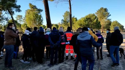 Cientos de personas participan en la búsqueda de Esther en Traspinedo