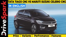 Tata Tiago CNG Vs Maruti Suzuki Celerio CNG Comparison | Which CNG Hatchback To Buy?