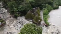 Las inundaciones en Aguas Calientes cierran el paso a la joya inca del Machu Picchu