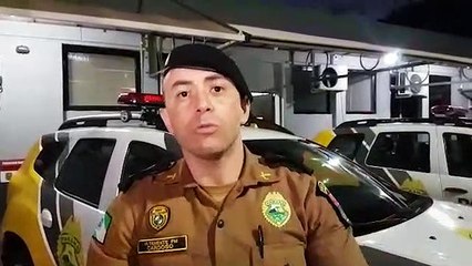 Tenente da PM fala sobre apreensão de quatro veículos e um detido em Loteamento na BR-486