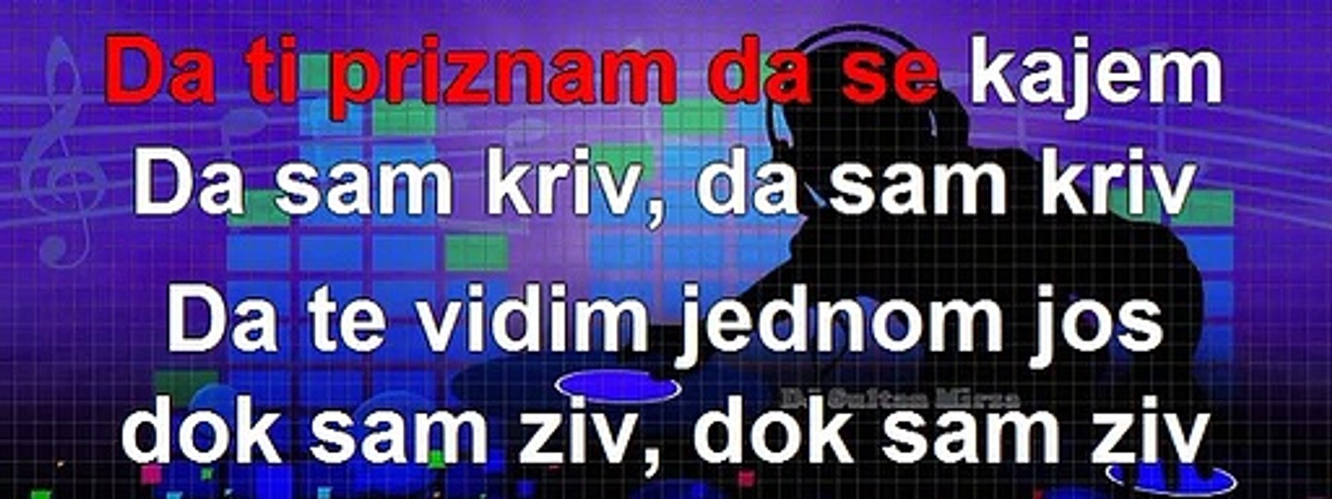 Otišao vratio se - Saša Matić (uživo karaoke)