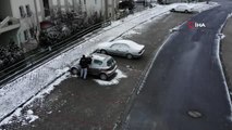 İstanbul'da kar yağışı aralıklarla etkili oluyor