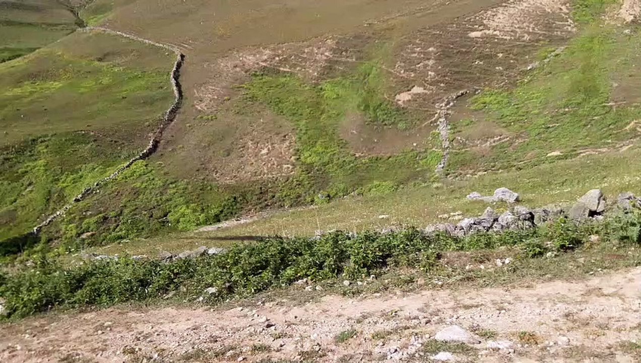 Helikopter yaylaya düştü