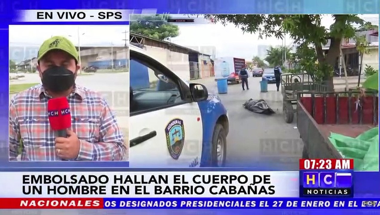 ¡Espantoso! Atado, ensabanado y embolsado, dejan cadáver de un hombre en bo. Cabañas, SPS