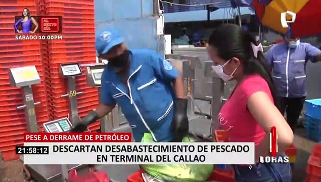 Callao: Precios en terminal pesquero se mantienen pese a derrame de petróleo