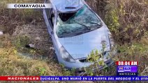 ¡Pérdidas materiales, dejan accidentes en la CA-5 y bulevar 4 carriles, Comayagua!