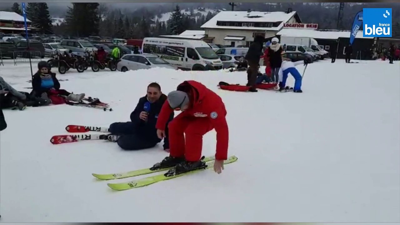 En direct de Gérardmer : leçon de ski