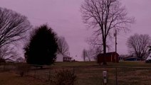 Sky turns purple at Tennessee sunset