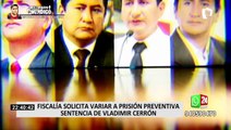 Vladimir Cerrón: Fiscalía solicitó variar comparecencia por prisión preventiva en su contra