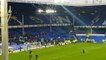 Everton fans protest against the Goodison Park board