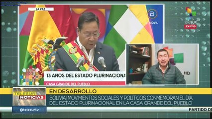 Pdte Luis Arce: Desde la plurinacionalidad se da un nuevo sentido al Estado