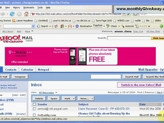 MonthlyGiveAway.ws - email subscription confirmation ...