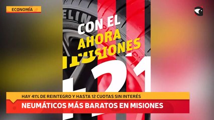 Neumáticos más baratos en Misiones