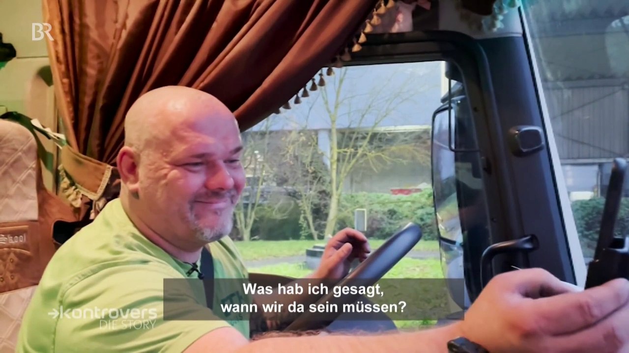 Stress, müdigkeit, parkplatznot: knochenjob lkw-fahrer