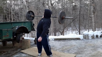 Barbell Bent Press Position Work 142lb