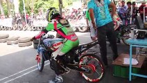 ninja std jagoan papa keluar dari bengkel