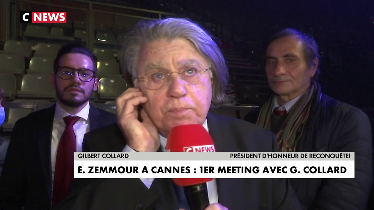 Gilbert Collard : «Il faut une rupture aujourd'hui et je crois que le discours d'Éric Zemmour porte cette rupture»
